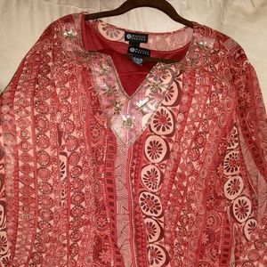 Tunic with matching tank size 5x